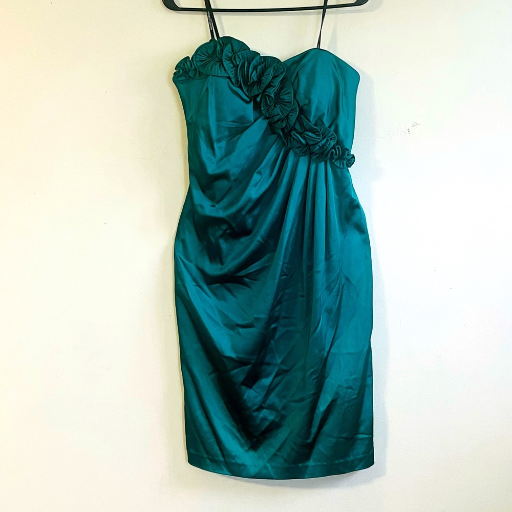 Maggy London Emerald Green Cocktail Party Dress